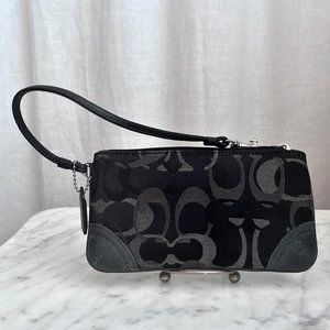 Black Coach Wristlet